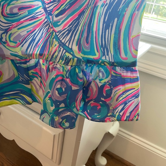 lily Pulitzer bright dress sphagetti straps - Picture 4 of 4